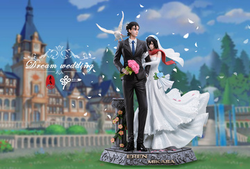 Eren Yeager, Mikasa Ackerman (Mikasa & Eren Dream Wedding), Shingeki No Kyojin, Individual Sculptor, Pre-Painted